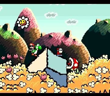 Super Mario World 2 - Yoshi's Island (USA) (Rev 1) screen shot game playing
